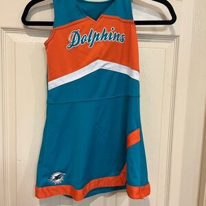 Girls Miami Dolphins Cheer uniform
